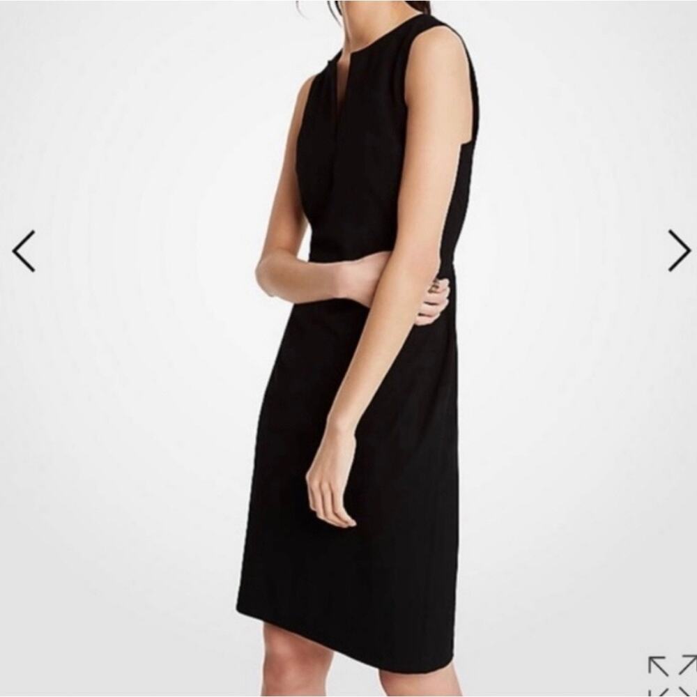 Ann Taylor Black Midi Dress